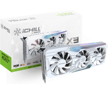 Inno3D GeForce RTX 4060 Ti 8GB ICHILL X3 White