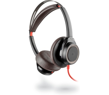 Plantronics Headset Blackwire 7225 USB-A (Rood, Zwart)