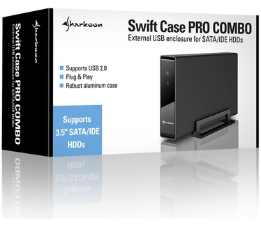 Sharkoon Swift Case Pro Combo Zwart