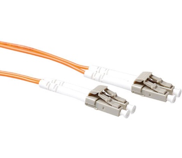 Advanced Cable Technology 0,5 meter LSZH Multimode 50/125 OM2 glasvezel patchkabel duplex met LC connectoren