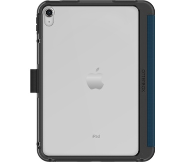 Otterbox OtterBox Symmetry Folio-hoes voor iPad 10th gen, schokbestendig, valbestendig, dunne beschermende folio-hoes, getest volgens militaire standaard, Blauw