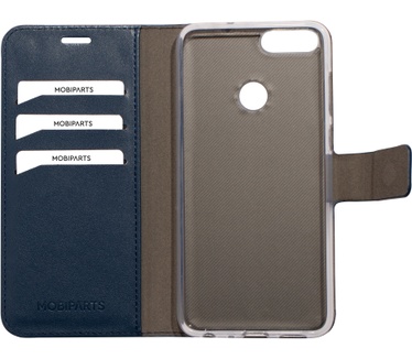 Mobiparts Classic Wallet Case Huawei P Smart (2018) Blue