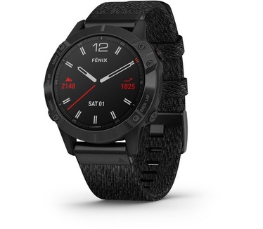 Garmin fēnix 6 Sapphire DLC Zwart (Zwart)