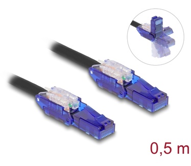 Delock 80925 Paars, Zwart