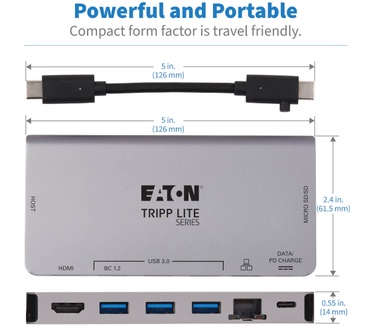 Tripp-Lite U442-DOCK5D-GY