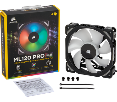 Corsair ML120 PRO RGB LED PWM (Single Pack), 120mm