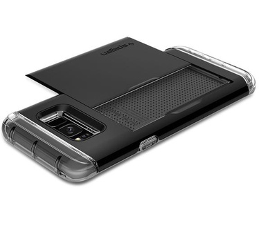 Spigen Samsung Galaxy S8 Hoesje Crystal Wallet Zwart