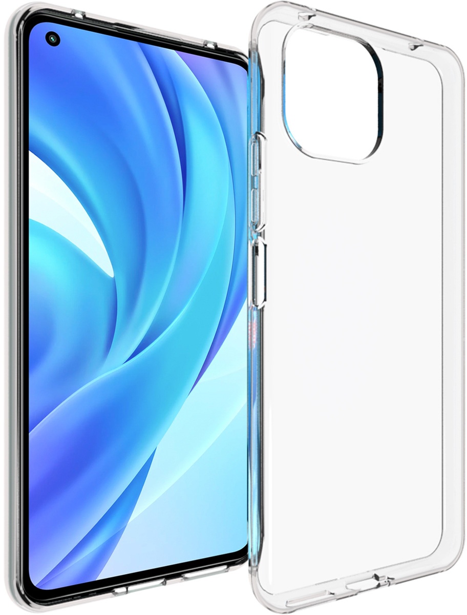 Cover Posteriore In Vetro Per Xiaomi Mi 11 Lite 5G M2101K9AG - Nero (Senza Flash)