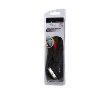 HQ Products SCART - 3x RCA 1.5m
