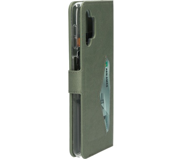 Mobiparts Classic Wallet Case Samsung Galaxy A32 5G (2021) Stone Green (Galaxy A32 5G (2021)) Groen