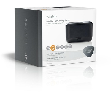 Nedis Hard Disk Docking station Zwart