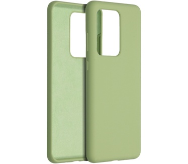 Accezz Liquid Silicone Backcover Samsung Galaxy S20 Ultra - Groen