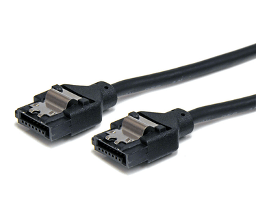Startech SATA Kabel Rond Zwart 300mm