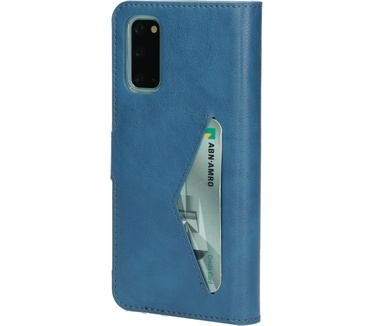 Mobiparts Classic Wallet Case Samsung Galaxy S20 4G/5G Steel Blue