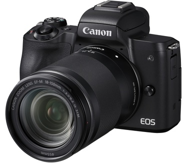 Canon EOS M50 + 18-150mm f/3.5-6.3 Zwart