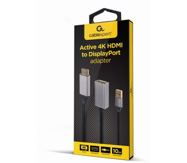 Gembird A-HDMIM-DPF-02 Zwart