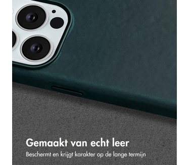 Accezz Vintage Leather Magsafe Backcover