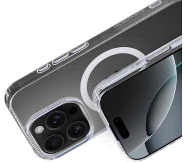 Mobiparts Hardcover Apple iPhone 16 Pro Clear (Magsafe Compatible)