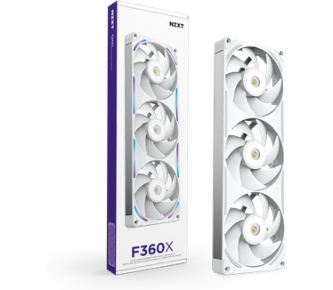 NZXT Performance RGB fan F360X Wit, 360mm