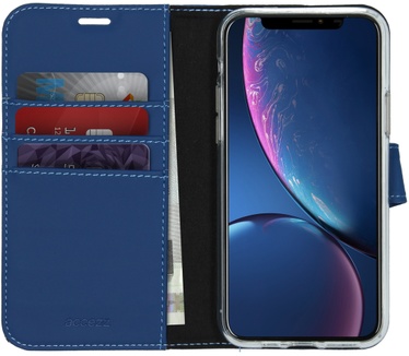 Accezz Wallet Softcase Bookcase iPhone 11 Pro - Blauw