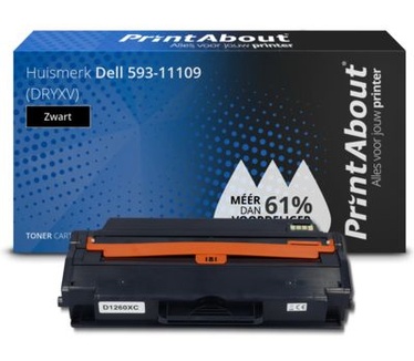 PrintAbout Huismerk Dell 593-11109 (DRYXV) Toner Zwart