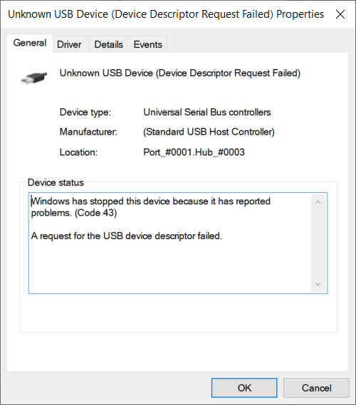 OnePlus 15R USB device driver foutmelding in Windows10 met IKEA USB kabel