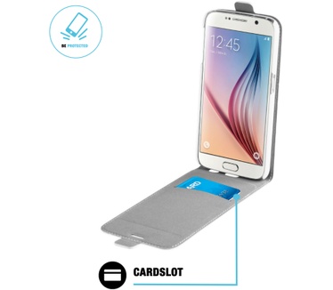 BeHello Samsung Galaxy S6 2-in-1 Flip Case White