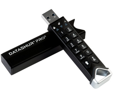 iStorage datAshur PRO2 32GB secure encrypted flash drive - IS-FL-DP2-256-32