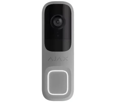 Ajax Doorbell Grey (Grijs) – 4MP WiFi Deurbel met Camera