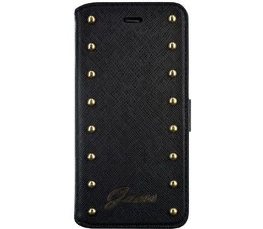 Guess zwarte iPhone 6 folio case met gouden studs