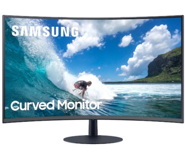 Samsung C24T550FDU Zwart