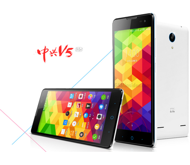 ZTE V5 Max Wit, Zwart