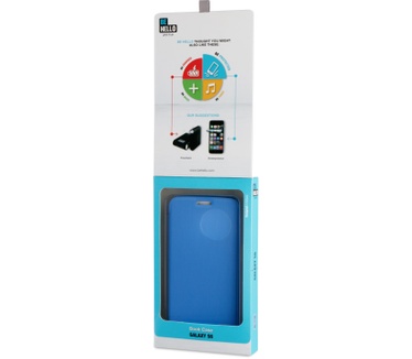 BeHello Samsung Galaxy S6 Book Case Blue
