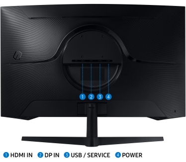 Samsung Odyssey Gaming Monitor G5 C32G55TQBU Zwart