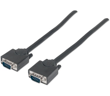 Manhattan SVGA Monitor Cable  Zwart