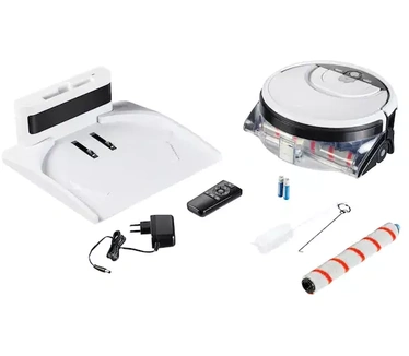 Medion MD 20053 dweilrobot | 25 watt | volautomatische natreiniging | intelligente navigatie | krachtige reinigingsrol | aparte schoonwater- en vuilwatertank