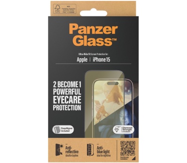 PanzerGlass UWF Anti Reflective & Bluelight (Apple - iPhone 15)