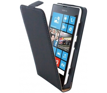 Mobiparts Mobiparts Premium Flip Case Nokia Lumia 520 Black
