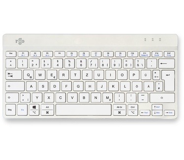 R-Go Tools Compact Break Draadloos, Qwertz DE, Wit
