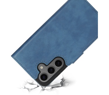 Mobiparts Classic Wallet Case Samsung Galaxy S24 Steel Blue