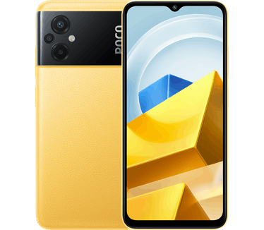 Poco M5,4GB intern, 64GB opslag Geel
