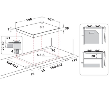 Whirlpool GMA 6422/IX NL