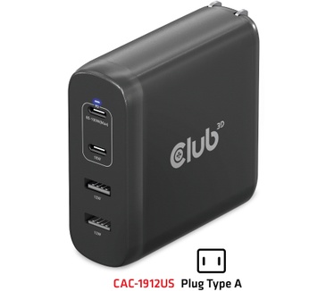 Club 3D Travel Charger 100W
