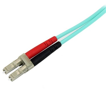 Startech.com 2m 10Gb Aqua LC/SC Duplex 50/125 Multimode LSZH Fiber Cable