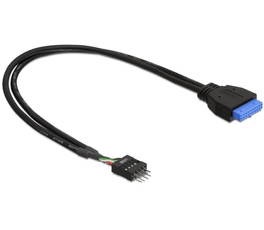 Delock USB 3.0 19 pin - USB 2.0 8 pin 45cm