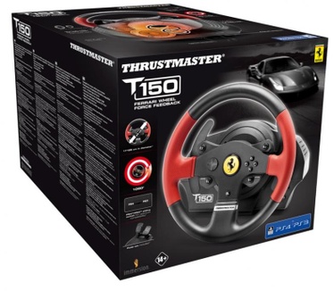 Thrustmaster T150 RS - Ferrari Edition Rood, Zwart