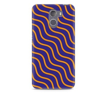 Just in Case Wileyfox Swift 2 / Swift 2 Plus Hoesje blauw oranje lijnen