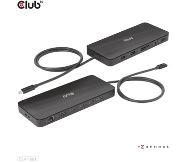 Club 3D Thunderbolt 4 Certified 11-in-1 Docking Station