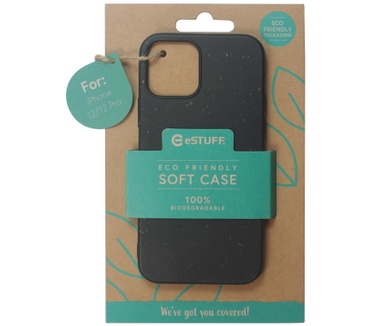 eStuff ES671167 (iPhone 12/12 Pro) Zwart