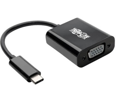 Tripp-Lite USB C to VGA Adapter Zwart